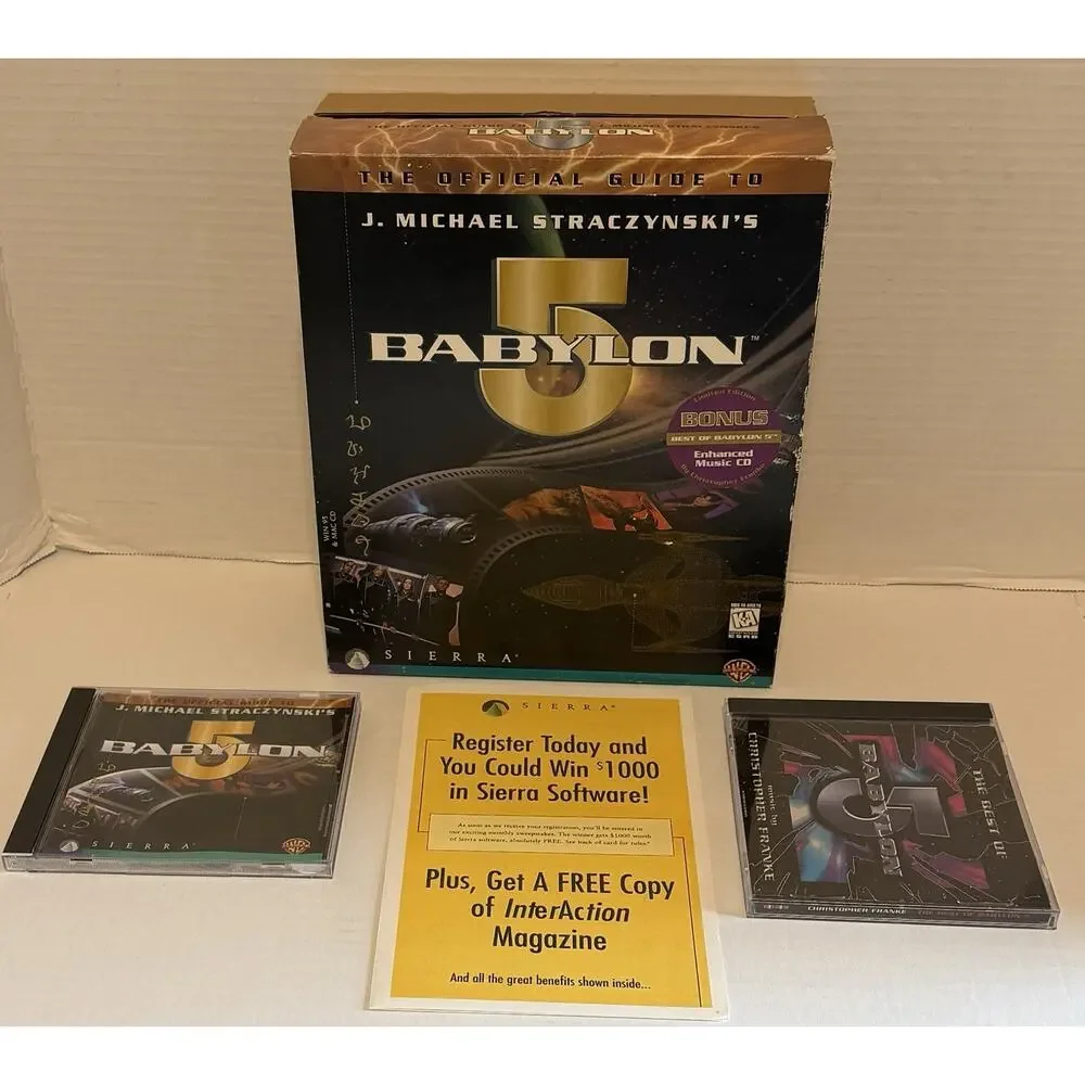 Official Guide to Babylon 5 for PC Win 95 and MAC CD BOXED